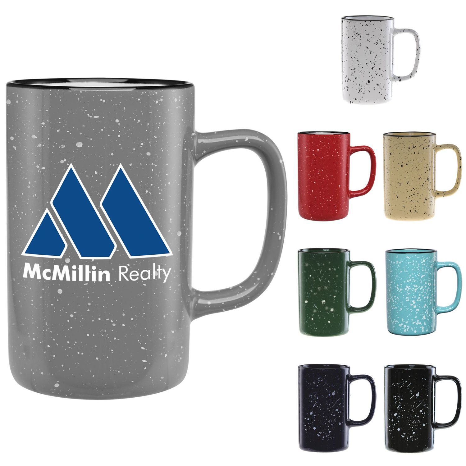The Tall Camper 18 oz Ceramic Mug - 5.25" H x 3.26" Diameter